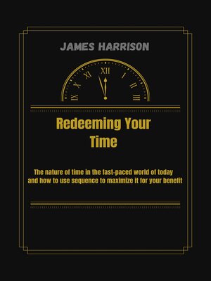 cover image of Redeeming Your Time